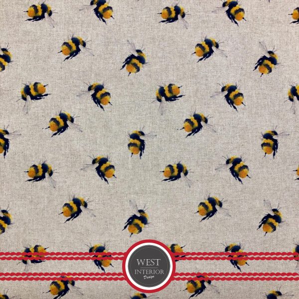 Bees on linen