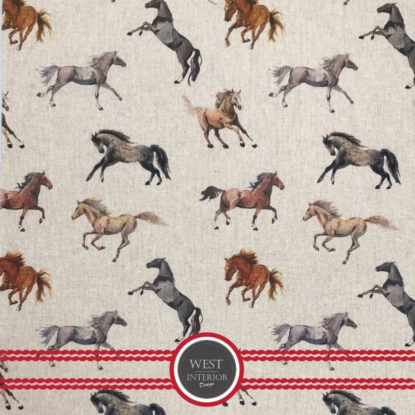 Horses on Linen