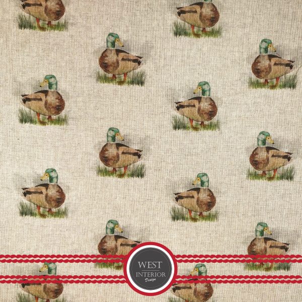 Mallard all over linen