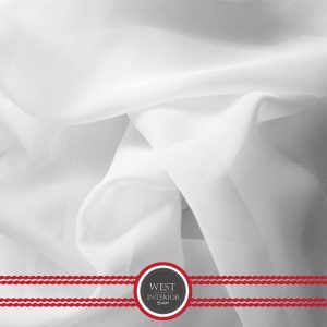 High quality Plain voile in White and Cream 150cm wide 50g pm2