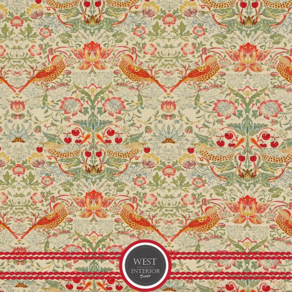 William Morris Strawberry Thief Linen