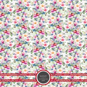 Cotton Small roses available in 6 colours. Ideal for Crafts, table runners, placemats, bunting